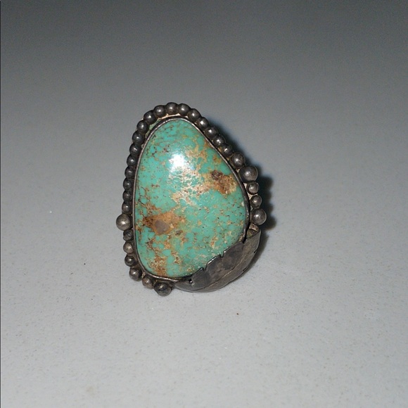 Jewelry - Turquoise and Silver Women's Ring, Size 8